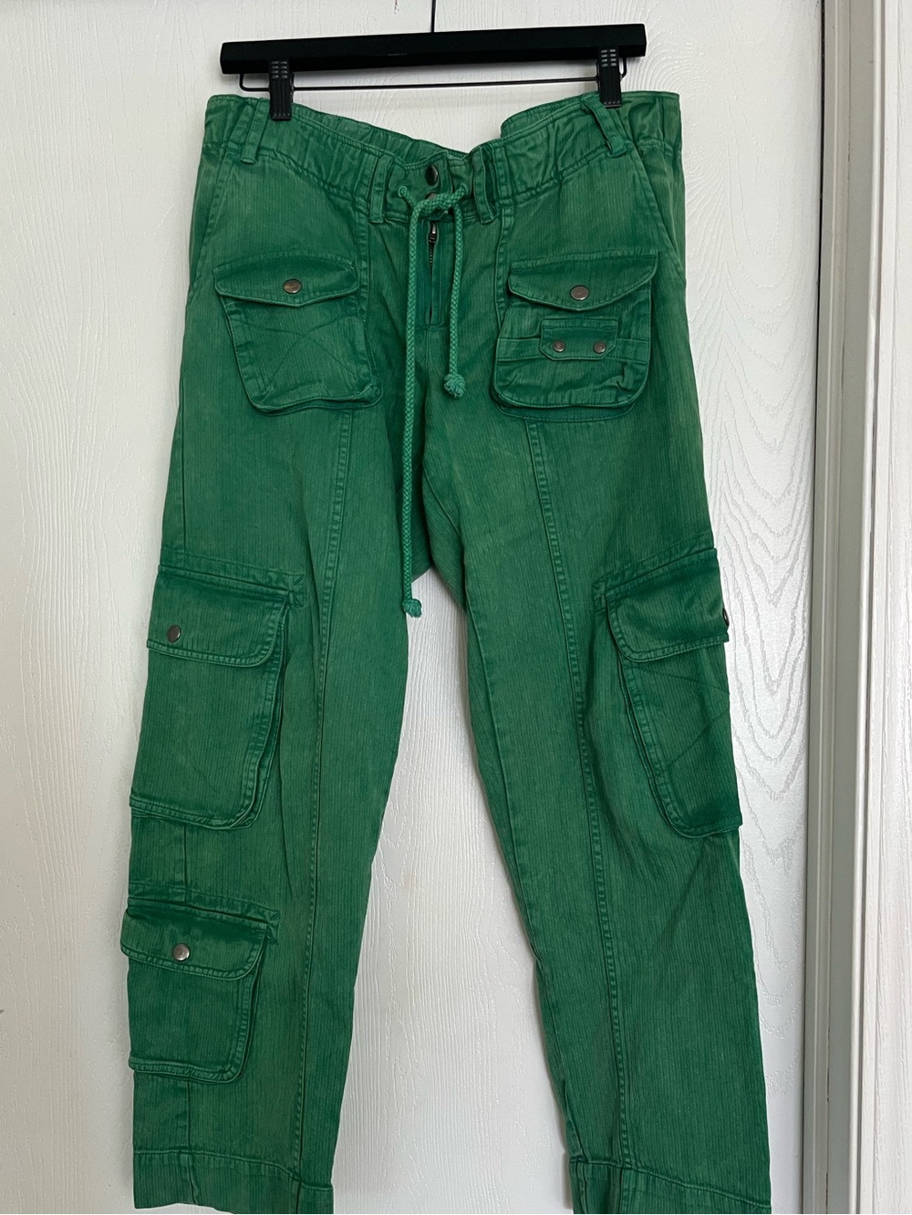 Free People Tahiti Pull-On Cargo Pants Amazon color XS - Picture 4 of 8